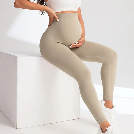 Women's Maternity Leggings Over The Belly Pregnancy Yoga Pants Active Wear Workout Leggings - Lootquake