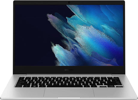 Samsung Galaxy Book Go Laptop PC Computer Qualcomm 7C Pro 4GB Memory 128GB eUFS Storage 18-Hour Battery Compact Light Shockproof WFH Ready WiFi 5 Silver - Lootquake