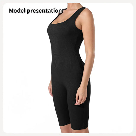 Women's Fashion Simple Solid Color Bodysuit - Lootquake