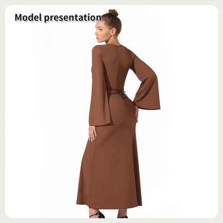 Women's Fashion Simple Solid Color Dress - Lootquake