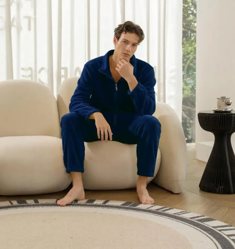 Men's Pajama Velvet Set - Lootquake