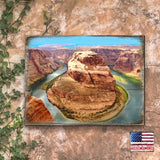 Canyon Island Art Wooden Wall Art by Nature Wonders - Nature Wildlife Decor  - 95282B