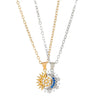Sun And Moon Couple Projection Necklace Magnetic Pendant Clavicle Chain - Lootquake