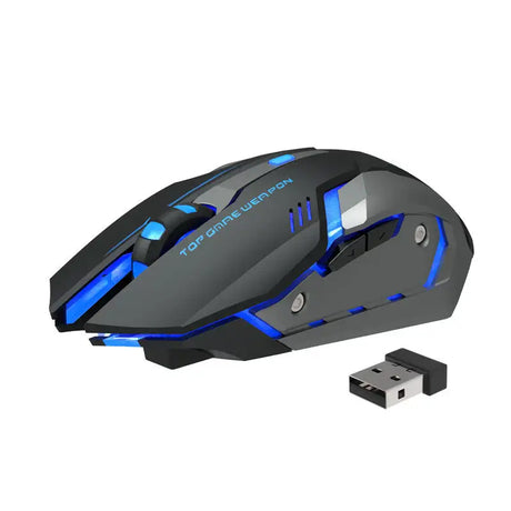 Wireless Charging Silent Gaming Mouse Machinery - Lootquake