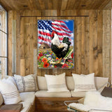 Morning in America Art Wooden Wall Art by D. Gelsinger - American Patriotic Decor - 95680B-DG