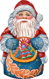 Birdie Santa Christmas Door Decor by G. DeBrekht - Christmas Santa Snowman Decor - 8117902H