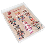 Nutcrackers Decorative Wooden Magnets Set of 6 by G. Debrekht - Christmas Decor - 8090008G-S6
