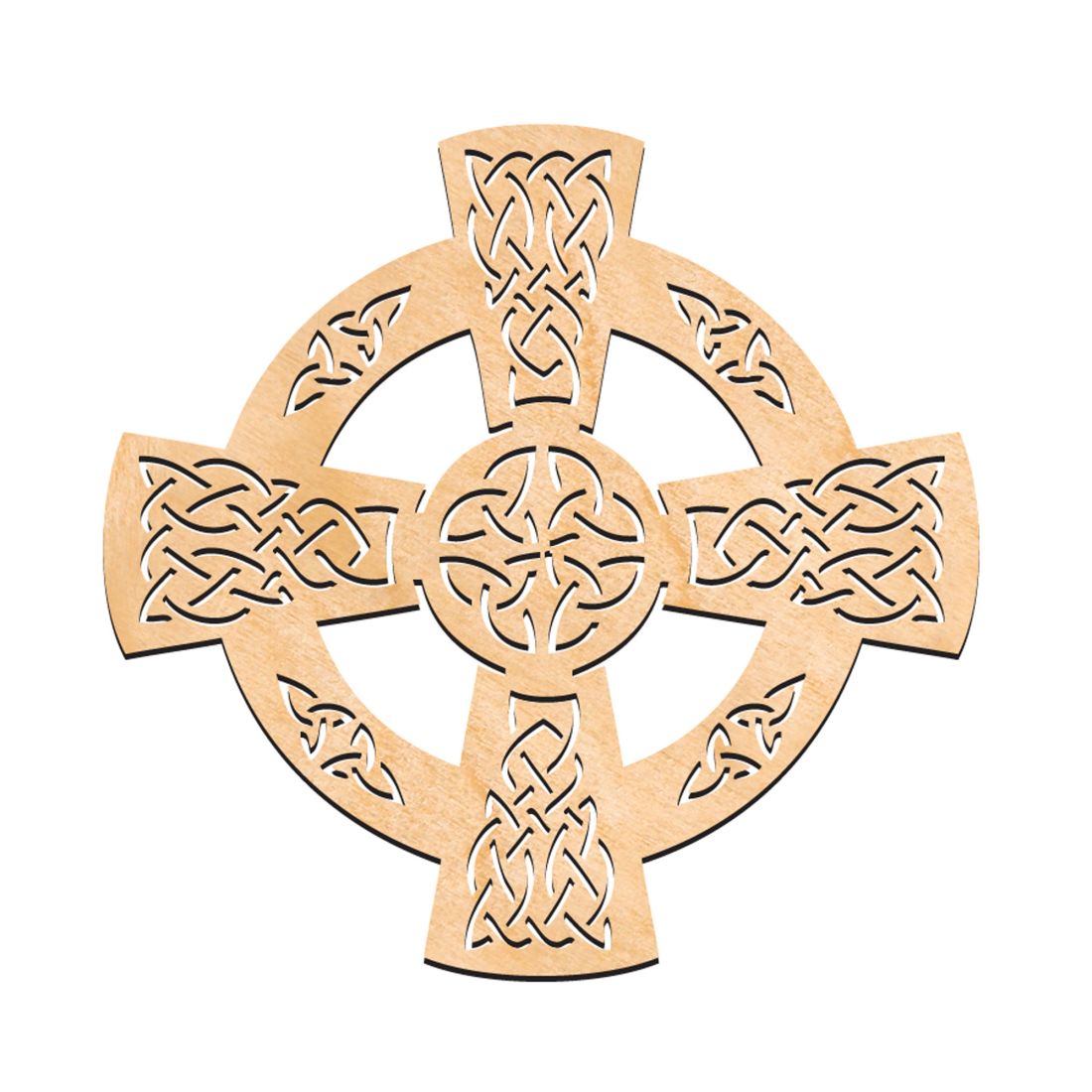 Celtic Wheel Cross Wall Door Decor by Celtic Art - Celtic Decor - 93161H