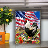 Morning in America Art Wooden Wall Art by D. Gelsinger - American Patriotic Decor - 95680B-DG