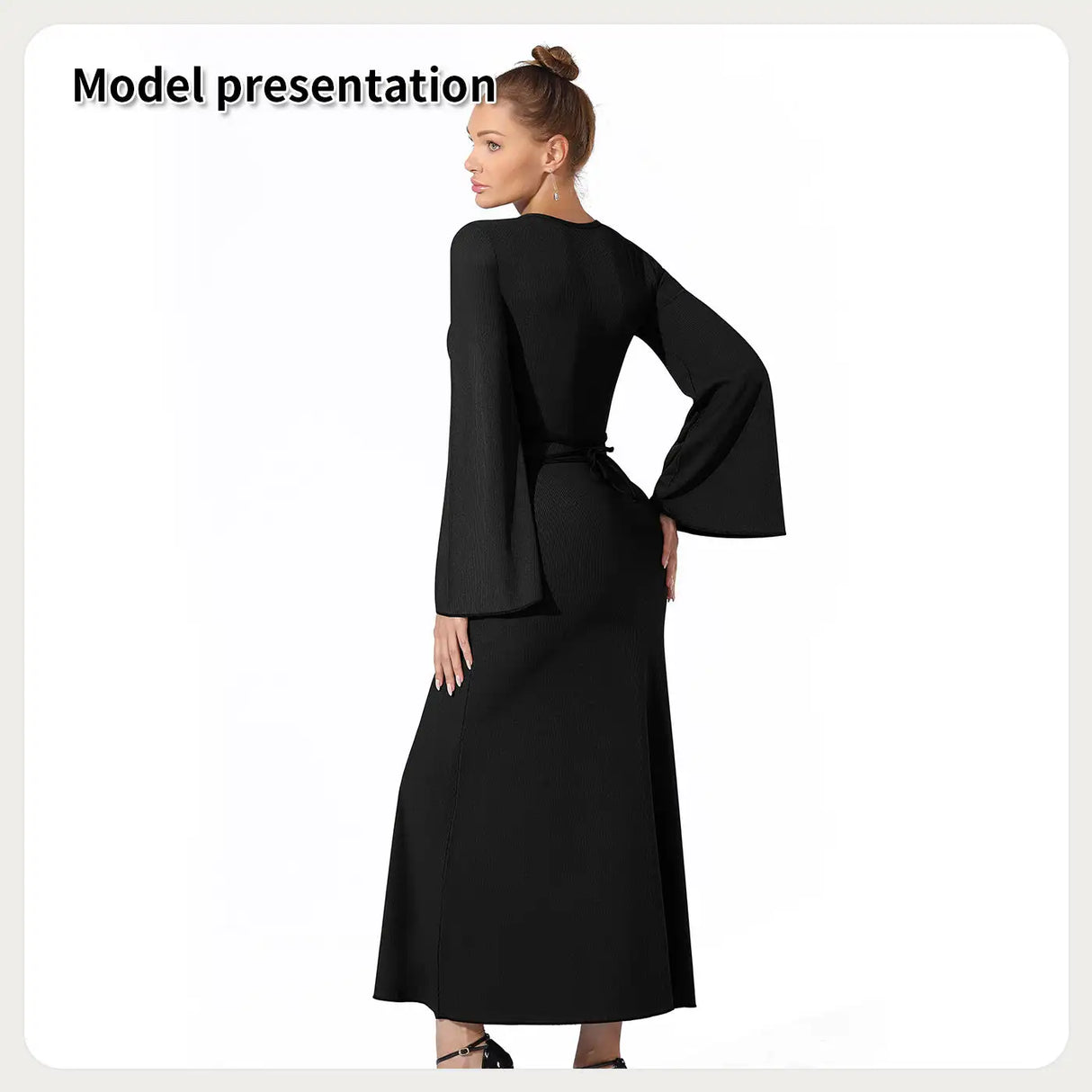 Women's Fashion Simple Solid Color Dress - Lootquake