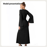 Women's Fashion Simple Solid Color Dress - Lootquake