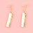 European And American Fashion Exaggerated Irregular Earrings Simple Geometric Female Vintage Earrings - Lootquake