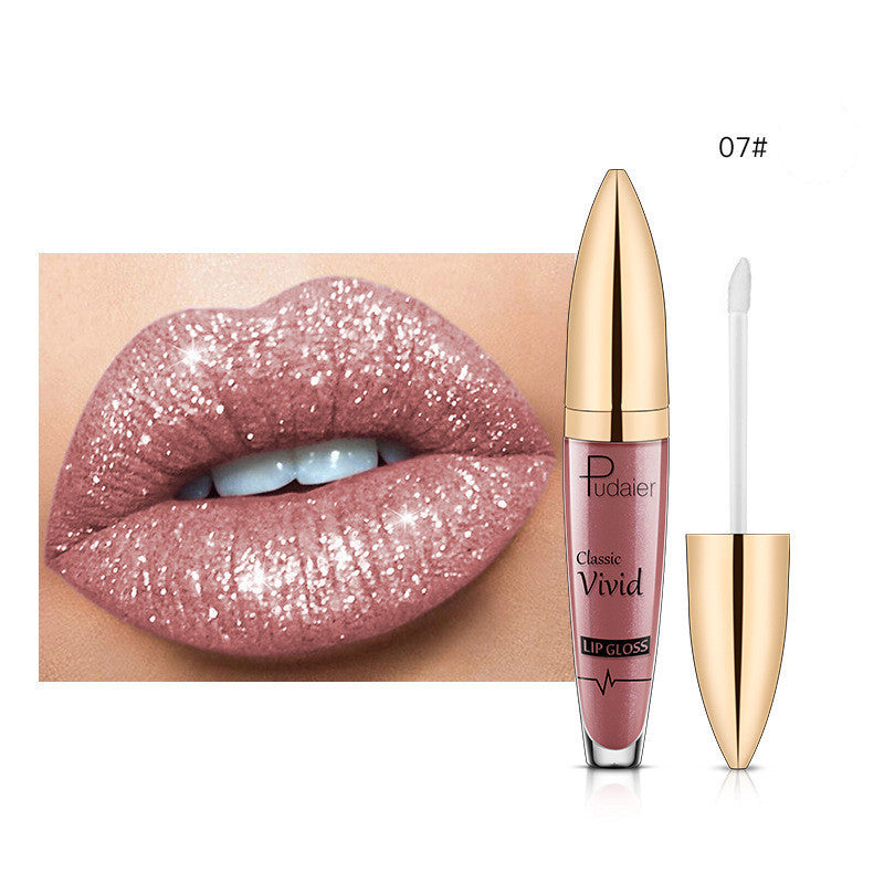 Pudaier Glitter Flip Matte Lip Gloss