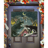 Night Shift Halloween Door Decor by Laura Seeley - Thanksgiving Halloween Decor - 8512055H