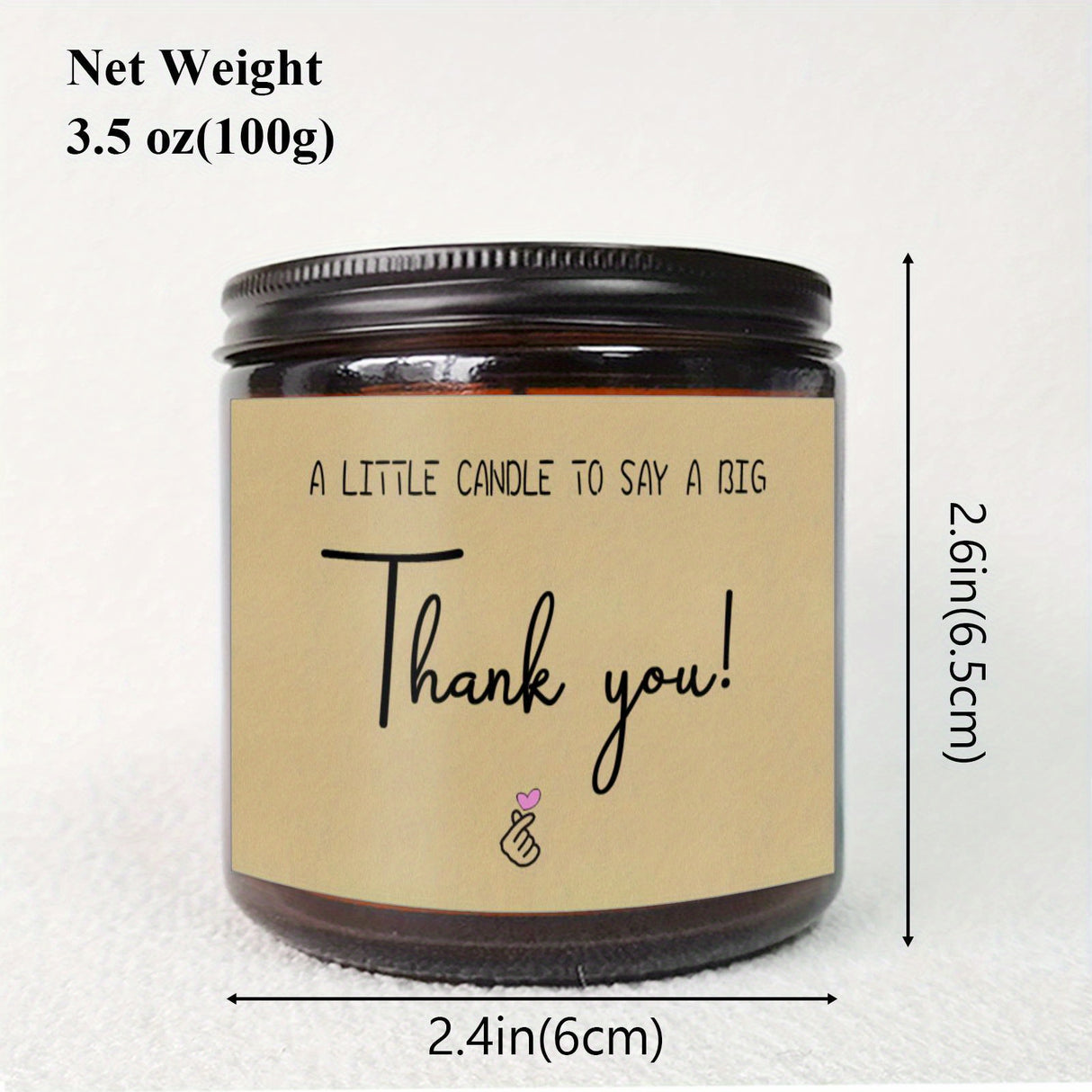Appreciation Scented Candle - Perfect Gift for Nurses, Teachers, Mentors & More - Ideal for Birthdays, Retirement, Farewell & Christmas