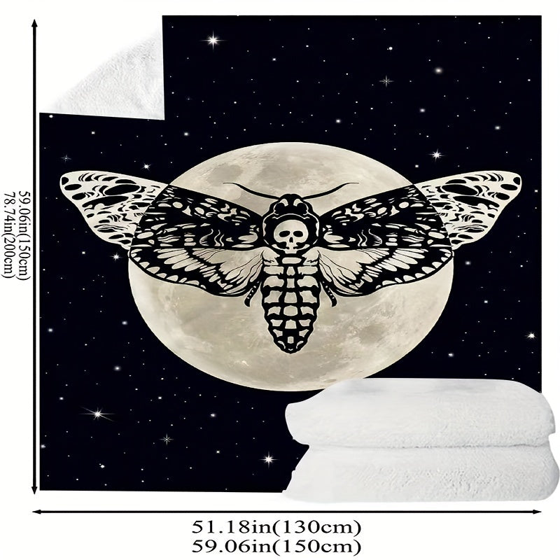 Couverture thème Halloween, couverture cadeau polyvalente, couverture en flanelle ultra douce avec impression haute définition, couverture climatisée, couverture pour la pause déjeuner