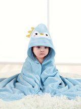 Albornoz con capucha para bebé niño, manta de baño, cochecito de bebé, bonita prenda exterior usable para múltiples usos.