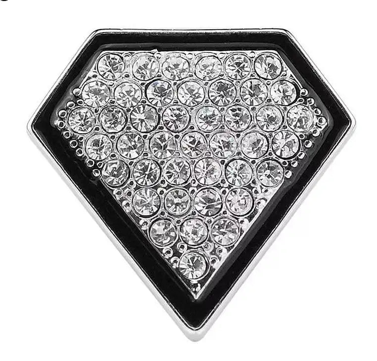 Simple And Stylish Rhinestone Brooch - Lootquake