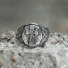 Celtic Cross Knot Stainless Steel Ring