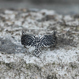 Celtic Eagle Stainless Steel Viking Ring