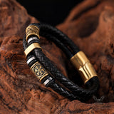 Celtic Knot and Viking Compass Stainless Steel Bracelet