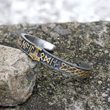 Celtic Knot Mjolnir Runes Stainless Steel Viking Bracelet