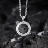 Celtic Knot Raven Pure Tin Viking Necklace