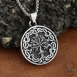 Celtic Knot Tree of Life Stainless Steel Pendant