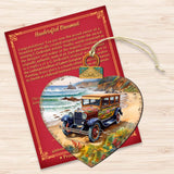 Coastal Decorations - Beach Cruiser Wooden Ornaments by G. Debrekht Coastal Holiday Decor - 8688175