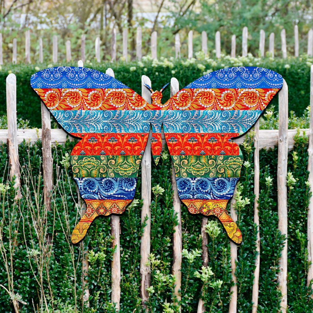 Quilted Butterfly Easter  Door Decor by G. DeBrekht - Easter Spring Decor - 8198718H