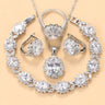 Earrings Necklace And Ring For Women 4 PCs Set - Lootquake