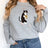 Women's Fashionable Solid Color Printed Long Sleeved Sweatshirt - Lootquake