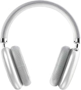 Wireless Headphones Over-Ear Headphones Active Noise Cancelling Bluetooth Headphones with Microphones 42 Hours Playtime HiFi Audio Adjustable Headphones for iPhone/Android/Samsung - Silver - Lootquake