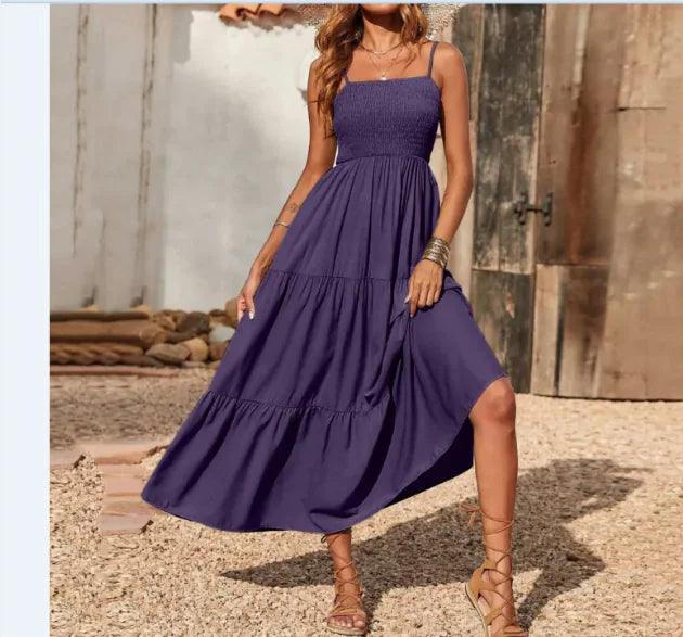 Chic Chiffon Layered Swing Dress