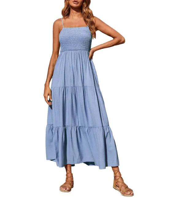 Chic Chiffon Layered Swing Dress