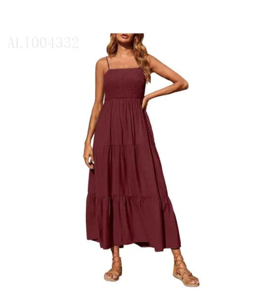 Chic Chiffon Layered Swing Dress