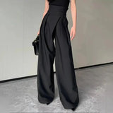Chic Flowy Wide-Leg Trousers