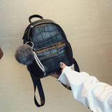 Chic Mini Leather Backpack