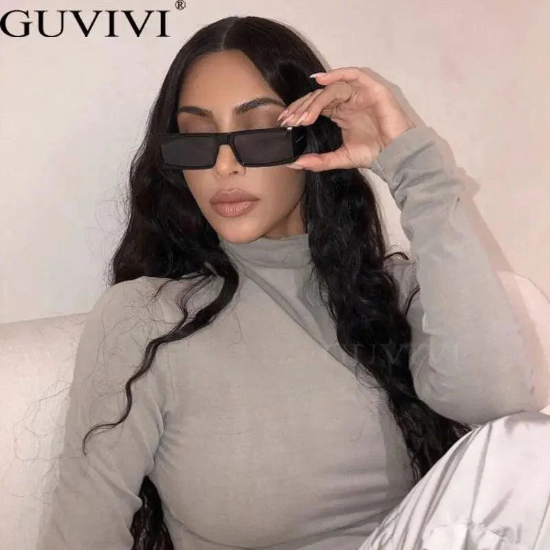 Chic Retro Rectangle Shades