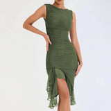 Chic Sleeveless Midi Dress