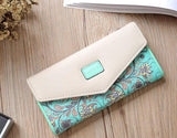 Chic Women's Leather Clutch Wallet & Card Holder