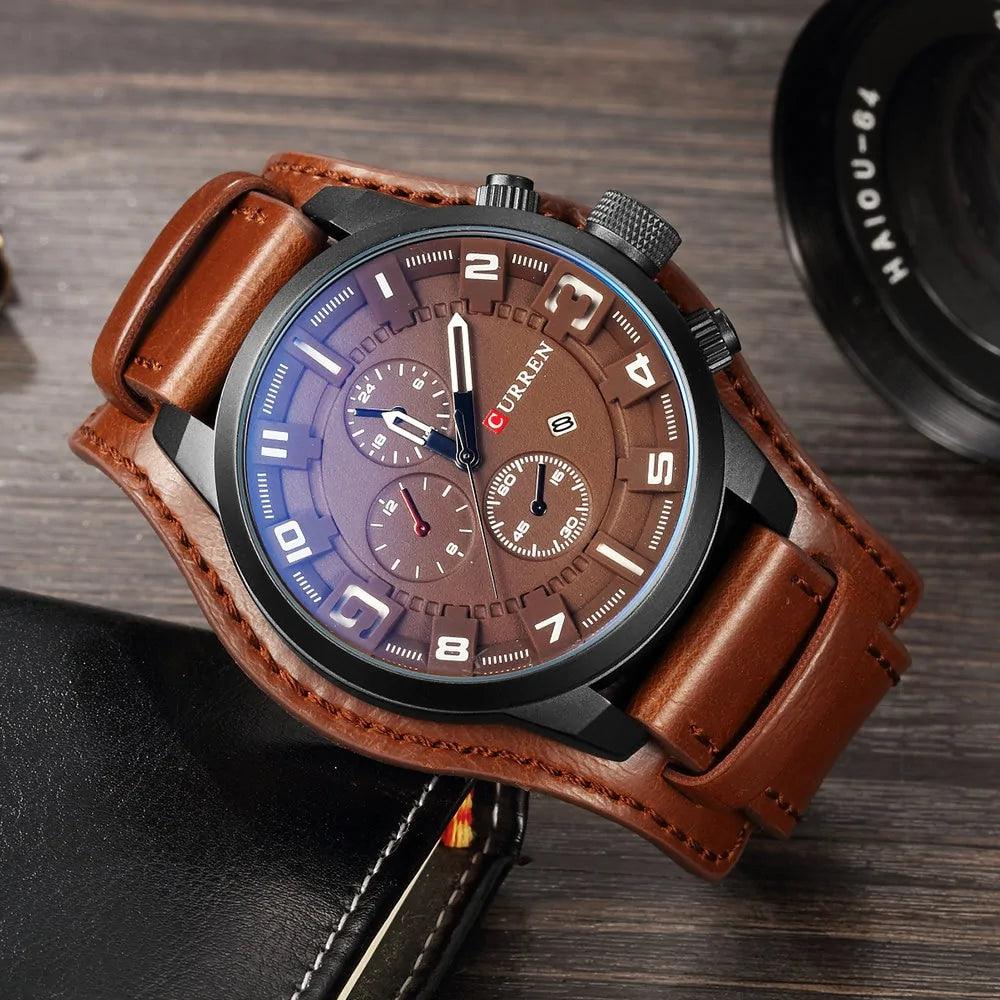 Classic Gents Leather Watch