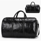Classic Leather Duffel Bag
