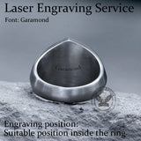 Classic Octagon Stainless Steel Ring