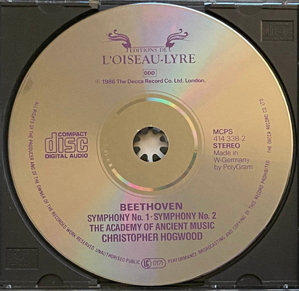 Symphonies 1 & 2 (CD) | Near Mint (NM) Near Mint (NM)