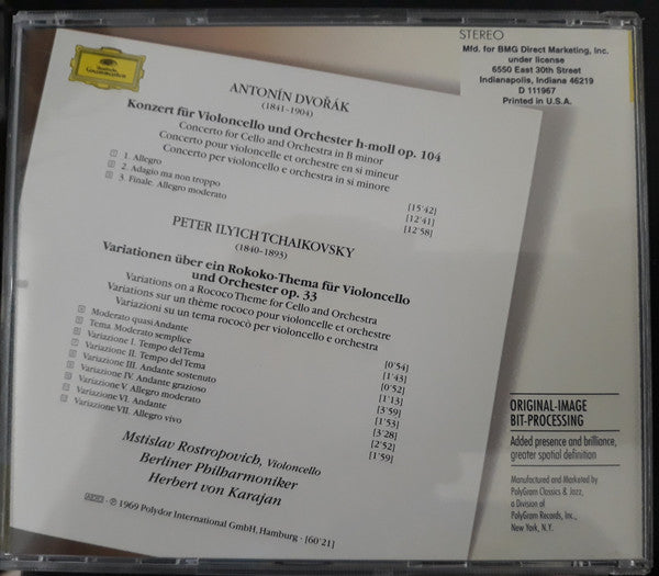 Cellokonzert / Rokoko-Variationen (CD) | Near Mint (NM) Near Mint (NM)