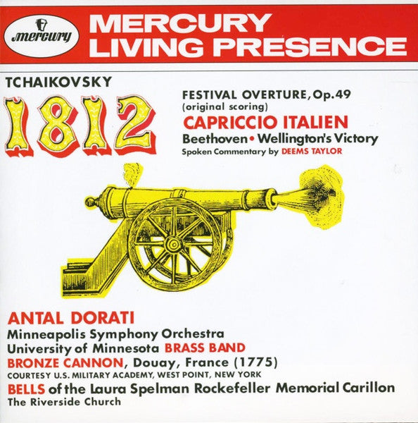 Obertura del Festival de 1812, Op. 49 - Capriccio Italien - La Victoria de Wellington (CD) | Casi nuevo (NM) Casi nuevo (NM)