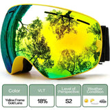 ClearView Anti-Fog Ski Goggles