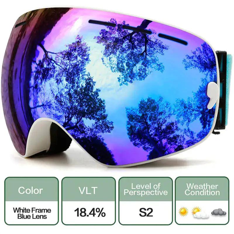 ClearView Anti-Fog Ski Goggles