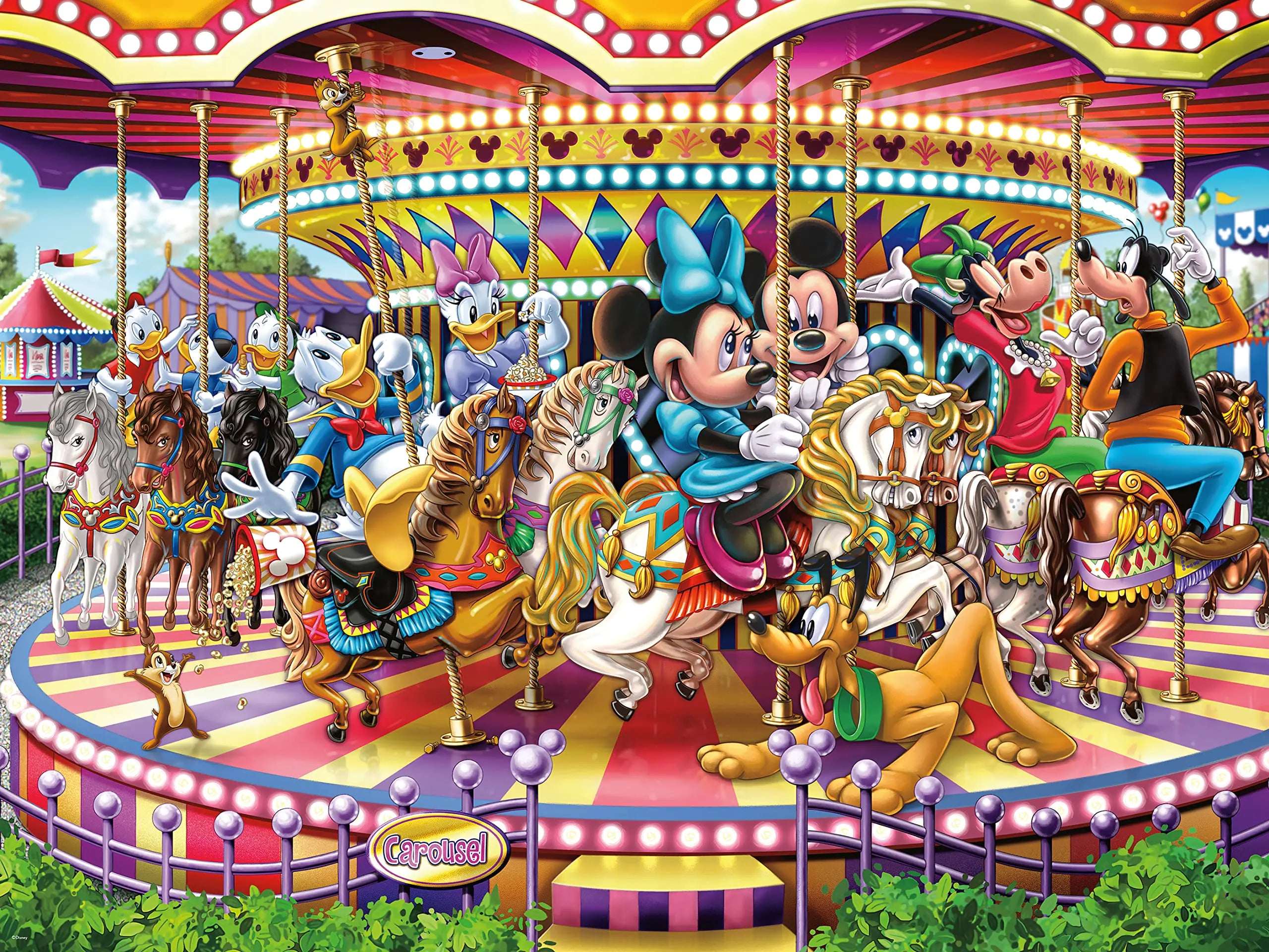 Ceaco - Disney - Carousel - Oversized 300 Piece Jigsaw Puzzle - Lootquake
